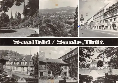 BR12608 Saalfeld Saale Mehrfachansichten Echtfoto Deutschland