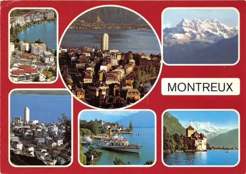 B31645 Montreux Lac Leman Multi Vues Schweiz