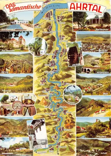 BG10820 das romantische ahrtal karte cartes geographiques germany