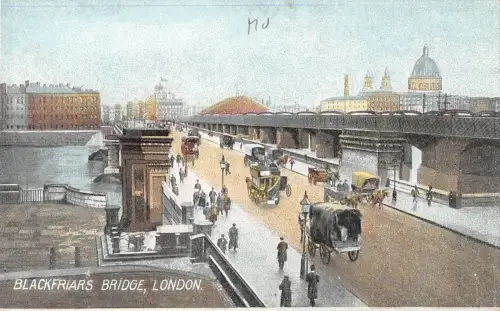 BR80798 blackfriars bridge chariot london uk