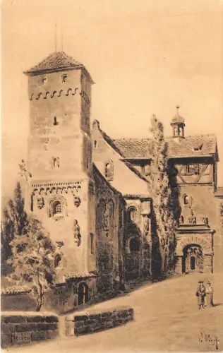 B2451 Deutschland Nürnberg Heidenturm ungebraucht 1910 Front/Back Scan