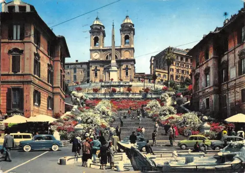 BT3141 Roma Trinita dei Monti car voiture Italy