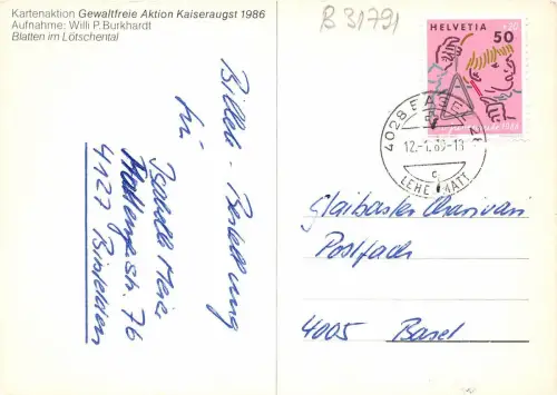 B31791 Blatten im Lotschental Schweiz