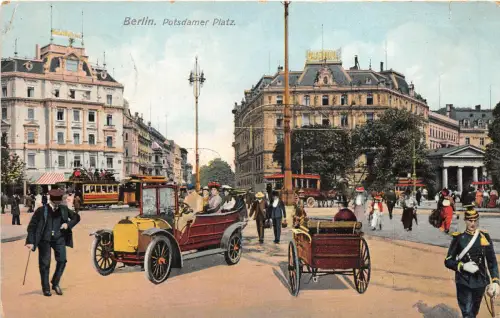 Lot129 Berlin Potsdamer Platz Auto Straßenbahn Deutschland Neuheit Fantasy