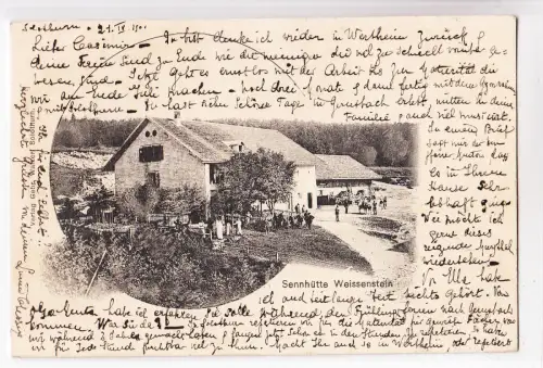 B82214 sennhutte weissenstein schweiz vorne hinten bild