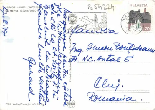 B54224 St Morritz Schweiz