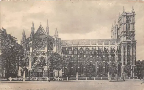 BR58964 westminster abbey north front london uk
