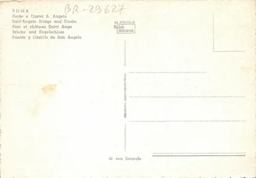 BR29627 Ponte e Castel S Angelo Roma italy