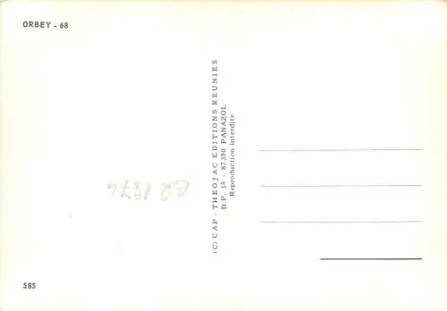 BR1874 France Orbey multi vues