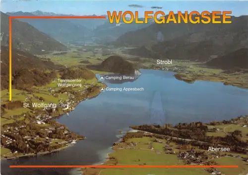 B68896 Wolfgangsee mit den Orten Österreich