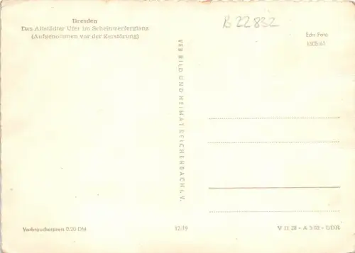 B22832 Dresden Das Altstadtter Ufer