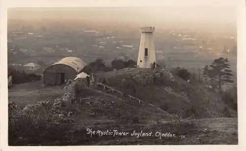 BR98517 the mystic tower joyland cheddar real photo uk