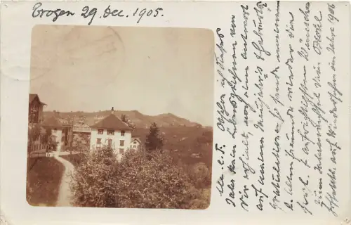 Lot283 otto hohl trogen schweiz Echtfoto 1905