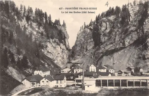 B92211 le col des roches cote suisse switzerland