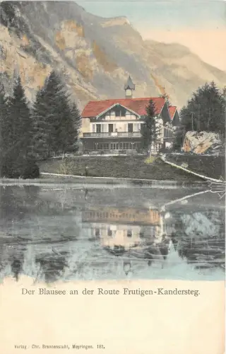Lot284 der blauesee an der route frutigen kandersteg schweiz