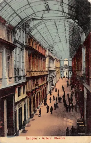B6160 Italien Genua Galerria Mazzini 1914