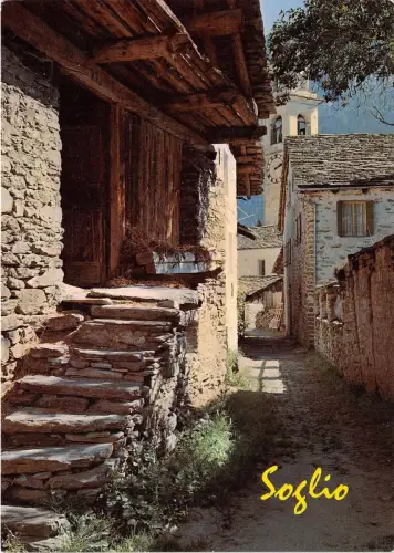 B31618 Saoglio Malerisches Gasschen Schweiz