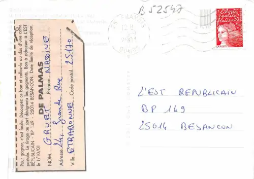 B52547 Besancon Boote Bateaux Multi Vues Frankreich