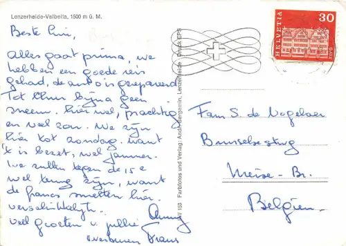 BG12346 Seilbahn Lenzerheide Valbella Schweiz