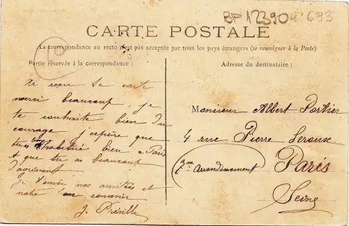 BF12390 laval vue prise de la perrine france front/back image