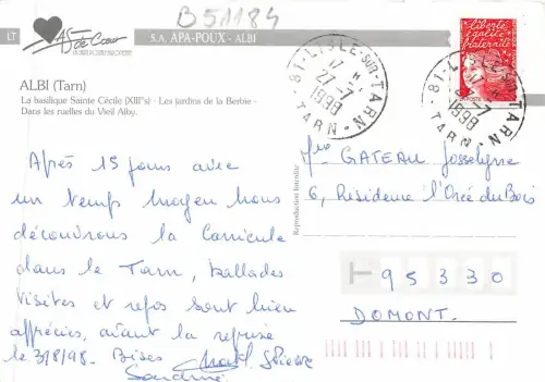 B51184 Albi Multi Vues Frankreich