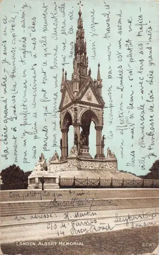 BR80725 albert memorial london uk