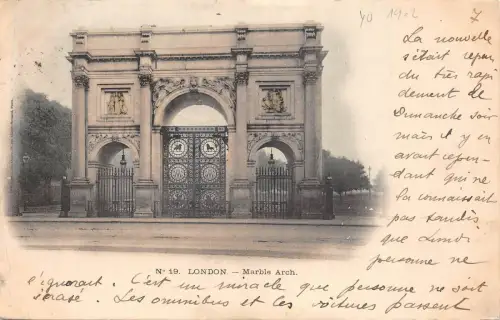 BR65316 Marmorbogen London UK