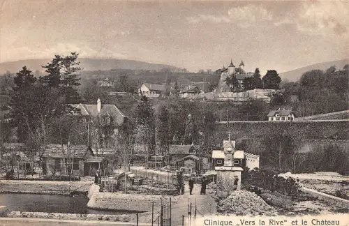 B92408 clinique vers la rive et le chateau vaumarcus switzerland