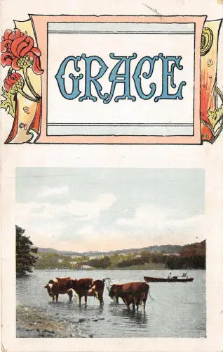 Lot 98 Grace Cow Litho UK Fantasy Neuheit