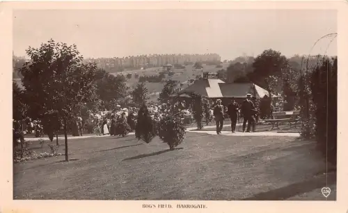 uk41601 bogs field harrogate real photo uk