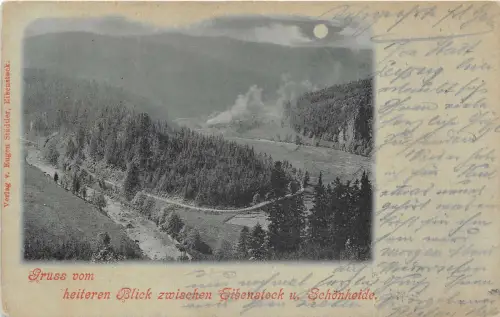 Lot213 Deutschland Grüße aus der Aussicht zwischen Eibenstock und Schönheide