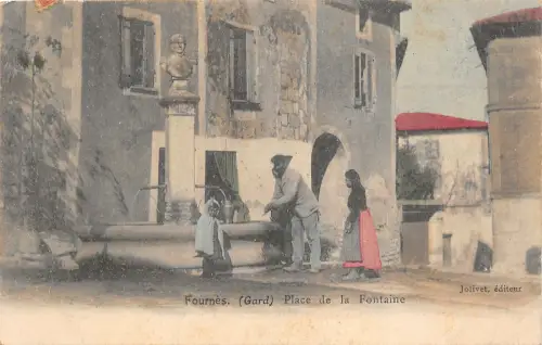 Lot186 fournes frankreich Brunnen eckig Kindertypen