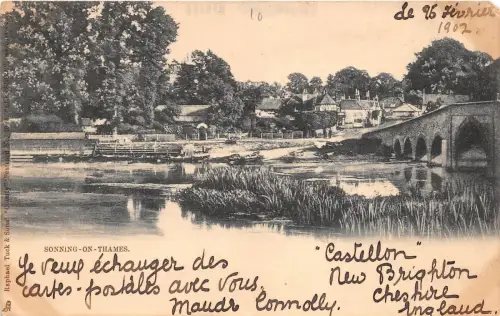 BR62594 sonning on thames uk