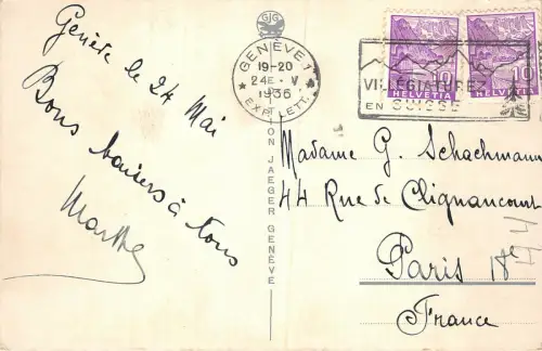 Lot 53 Schweiz Genf Genf Schiff Vue Generale