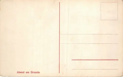 Lot 47 Abend am Strand Deutschland