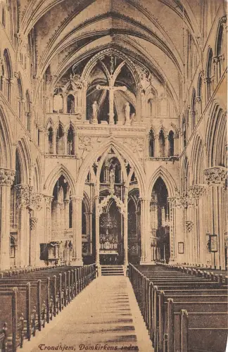 Lot 43 trondheim norwegen kathedrale innen trondhjem