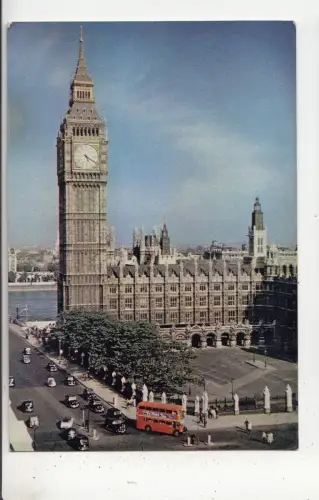 BF29646 big ben from the treasury building london UK front/back image