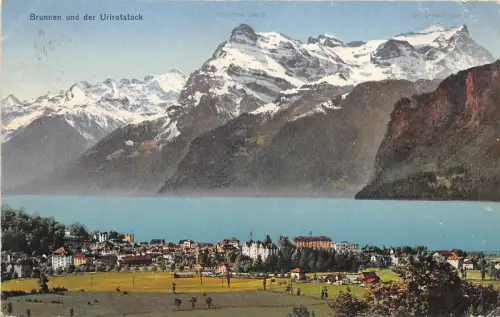 Lot 58 schweiz brunnen und der urirotstock vierwaldstattersee