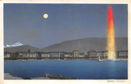 Lot 53 Schweiz Genf Genf bei Nacht