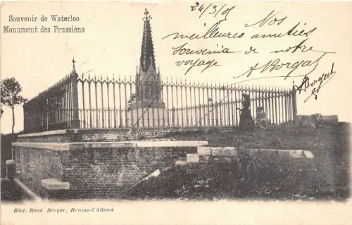 BR40039 Waterloo Monument des Prissiens Belgien Belgien