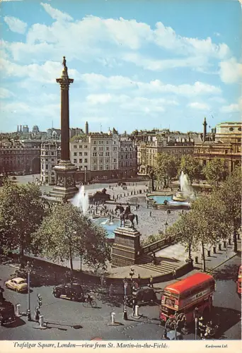 B87276 trafalgar square london st martin in the fields uk