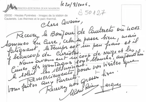 B50127 Cauterets multi vues france