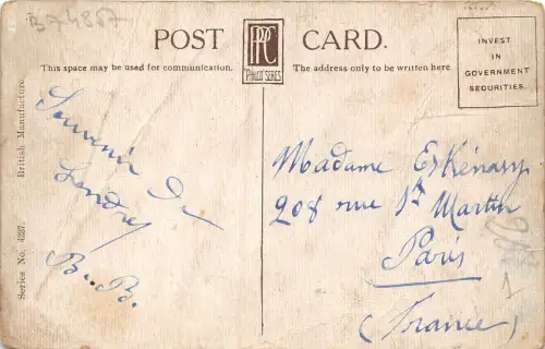 B74857 Victoria Embankment London Tram Tramway UK