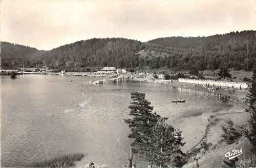 Lot 93 frankreich echtfoto lac chambon vue generale de la plage