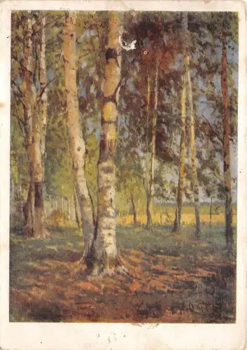 B54629 I S Osmroufov Arbress Tree Painting