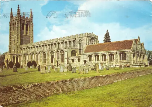 B87584 church of the holy trinity long melford uk