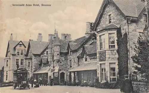 BR65813 invercauld arms hotel braemar bus scotland