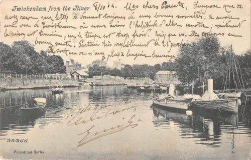 BR81610 Twickenham vom Flussschiff Bateaux UK
