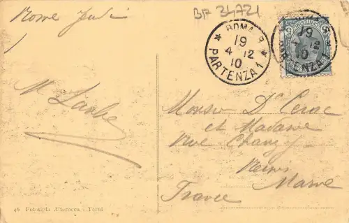 BF34721 roma piazza navona italy front/back scan