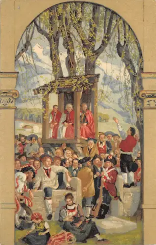 uk42757 bundesfeier postkarte schweiz 1918